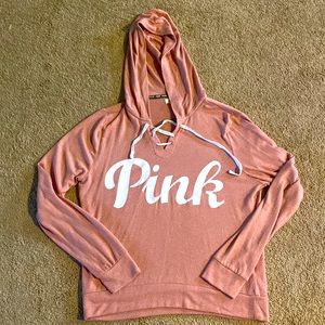 Victoria Secret Pink LS Top with Hoodie.